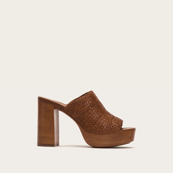 frye katie woven slide